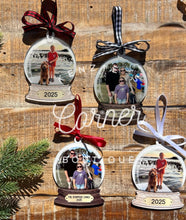 Load image into Gallery viewer, Snow Globe Picture Ornament - Blanks Design
