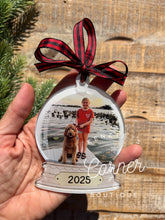 Load image into Gallery viewer, Snow Globe Picture Ornament - Blanks Design
