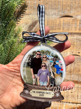 Load image into Gallery viewer, Snow Globe Picture Ornament - Blanks Design
