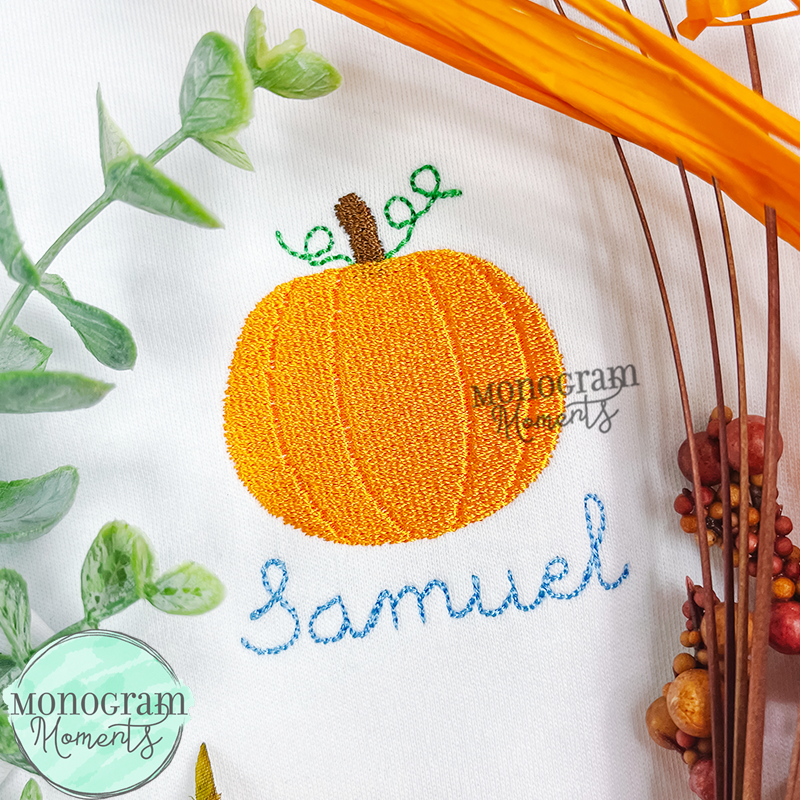 Pumpkin - MINI FILL EMBROIDERY