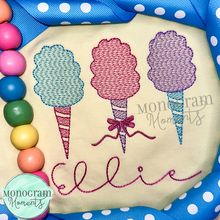 Load image into Gallery viewer, Girl&#39;s Cotton Candy - SKETCH EMBROIDERY
