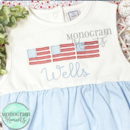 American Flags - SKETCH EMBROIDERY