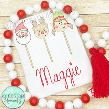 Load image into Gallery viewer, Girl&#39;s Christmas Lollipops - SKETCH EMBROIDERY
