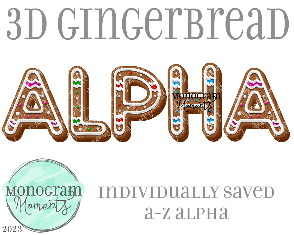 3D Gingerbread Alpha