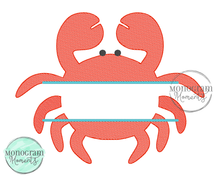 Load image into Gallery viewer, Crab Name Plate - SKETCH EMBROIDERY

