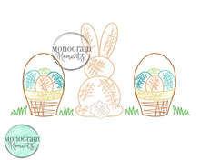 Load image into Gallery viewer, Scribble Easter Trio- SKETCH EMBROIDERY
