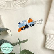 Pumpkin Train - MINI FILL EMBROIDERY