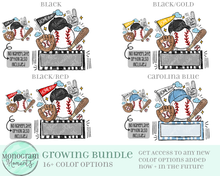 Load image into Gallery viewer, Fun Baseball - Nameplate - GROWING Bundle!
