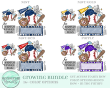 Load image into Gallery viewer, Fun Baseball - Nameplate - GROWING Bundle!
