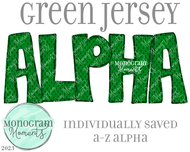 Green Jersey Alpha