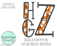 Halloween Stacked Mono