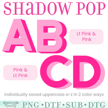 Load image into Gallery viewer, Shadow Pop-Pink &amp; Lt Pink
