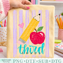 Load image into Gallery viewer, Girl's 3rd Grade Stripes
