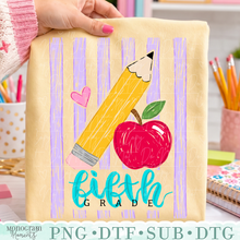 Load image into Gallery viewer, Girl's 5th Grade Stripes
