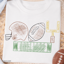 Load image into Gallery viewer, Vintage Football Scribble
