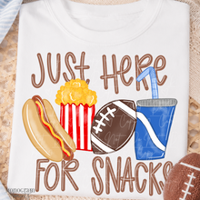 Load image into Gallery viewer, Just Here For Snacks-Football
