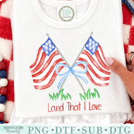 Girl's Land That I Love Flags
