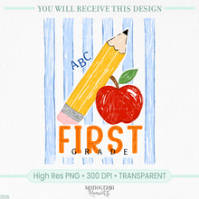 Load image into Gallery viewer, Boy's 1st Grade Stripes
