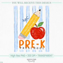 Load image into Gallery viewer, Boy's Preschool Stripes
