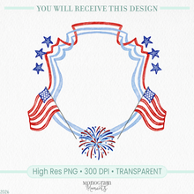 Load image into Gallery viewer, Patriotic Crest
