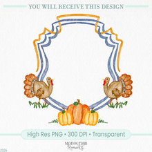 Load image into Gallery viewer, Boy's Thanksgiving Crest
