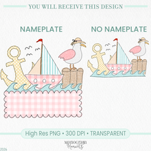 Load image into Gallery viewer, Girl's Sailing Pattern Trio

