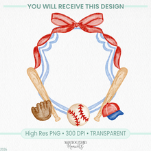 Load image into Gallery viewer, Girl's Baseball Crest
