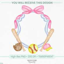 Load image into Gallery viewer, Softball Crest
