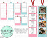 Candy Canes Photo Strip Ornament - Blanks Design