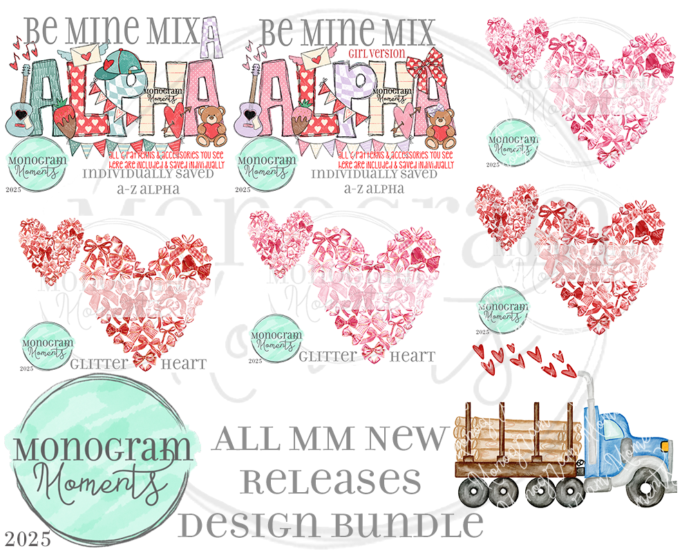 New Release Bundle 01/14/25 - Save 50% - 6 Total Designs