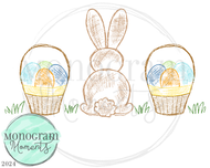 Boy's Easter Trio Scribble
