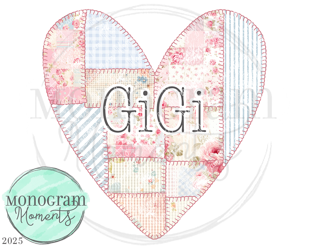 Quilt Heart - Gigi