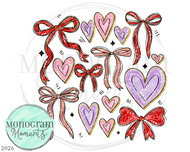 Heart Bow Collage