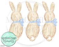 Sweet Bunnies - Blue