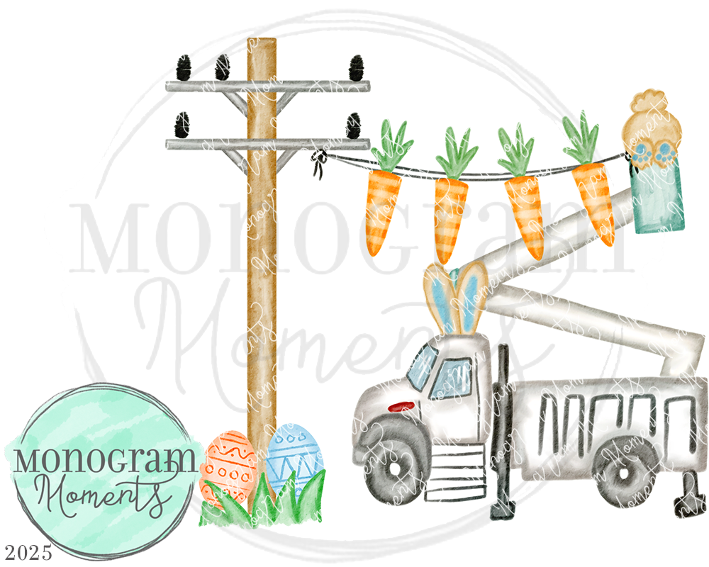 Boy's Easter Bucket Truck