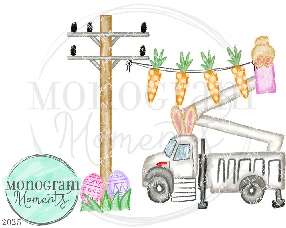 Girl's Easter Bucket Truck