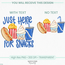 Load image into Gallery viewer, Boy's Just Here for Snacks
