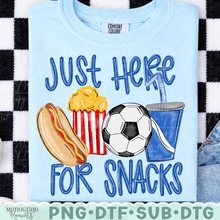 Load image into Gallery viewer, Just Here for Snacks - Boy's Soccer
