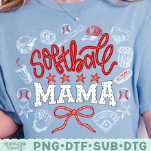 Load image into Gallery viewer, Softball Mama (White)
