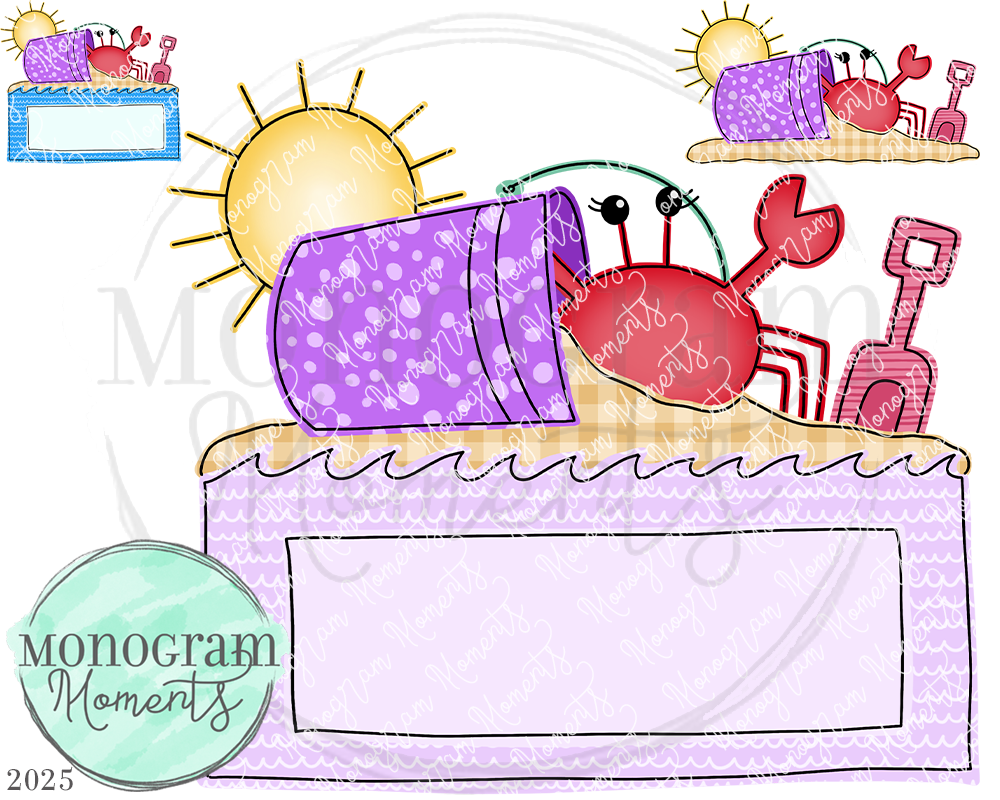 Pattern Girl's Crab & Beach Toys