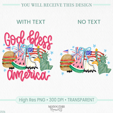 Load image into Gallery viewer, Girl's God Bless America

