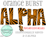 Orange Starburst Alpha