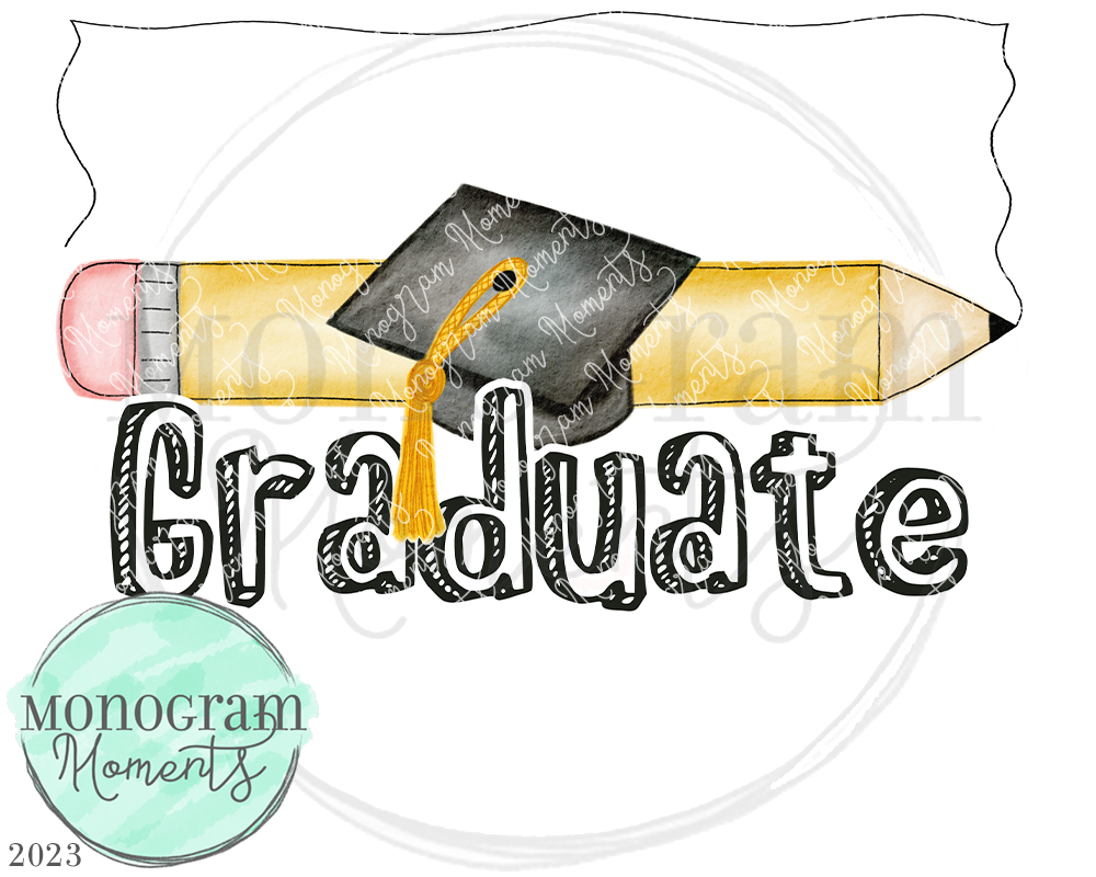 Blank Grade Graduate – Monogram Moments