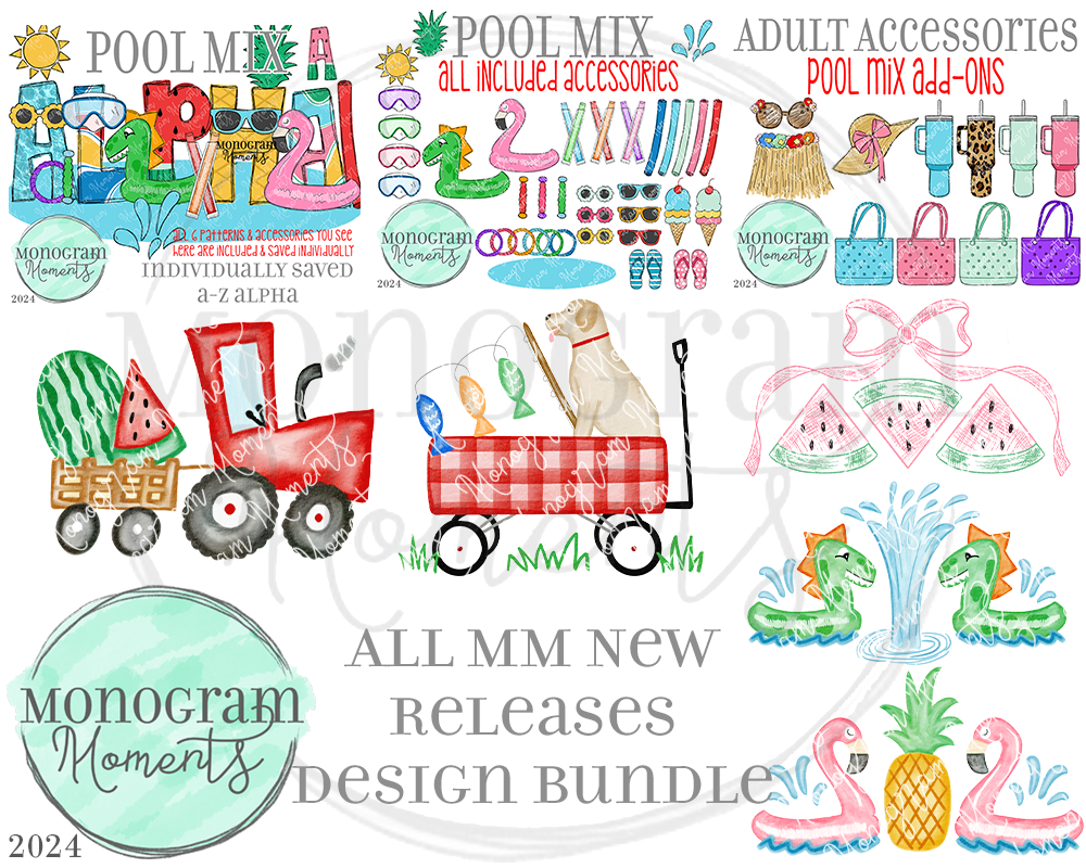 New Release Bundle 6/4/24 - Save 50%-7 Total Designs