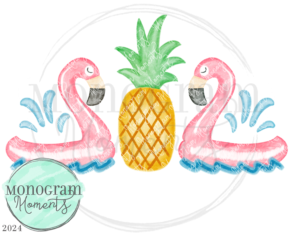 Flamingo Float Trio