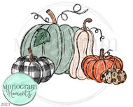 Colorful Pumpkin Patch - Leopard