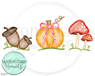 Girl's Fall Nature Trio