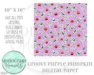 Groovy Purple Pumpkin DP
