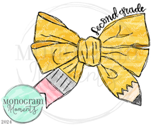 Load image into Gallery viewer, Bow Pencil - 2nd Grade
