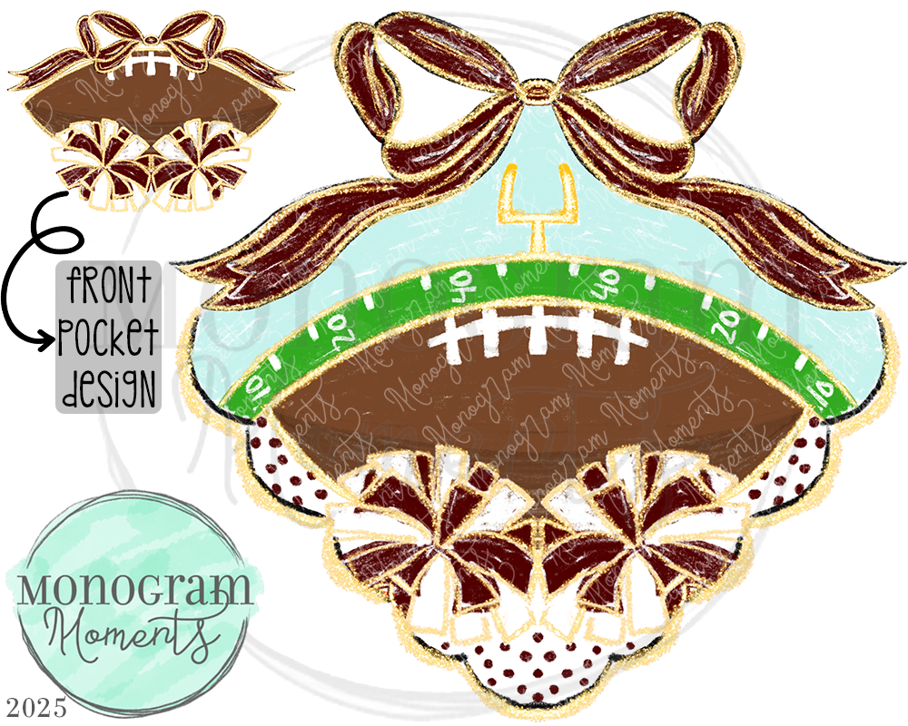 Classy Football- Agriculture Maroon & White